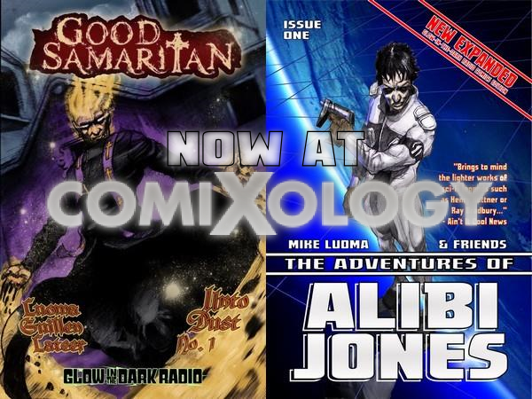 Get ALIBI JONES and GOOD SAMARITAN at comiXology!